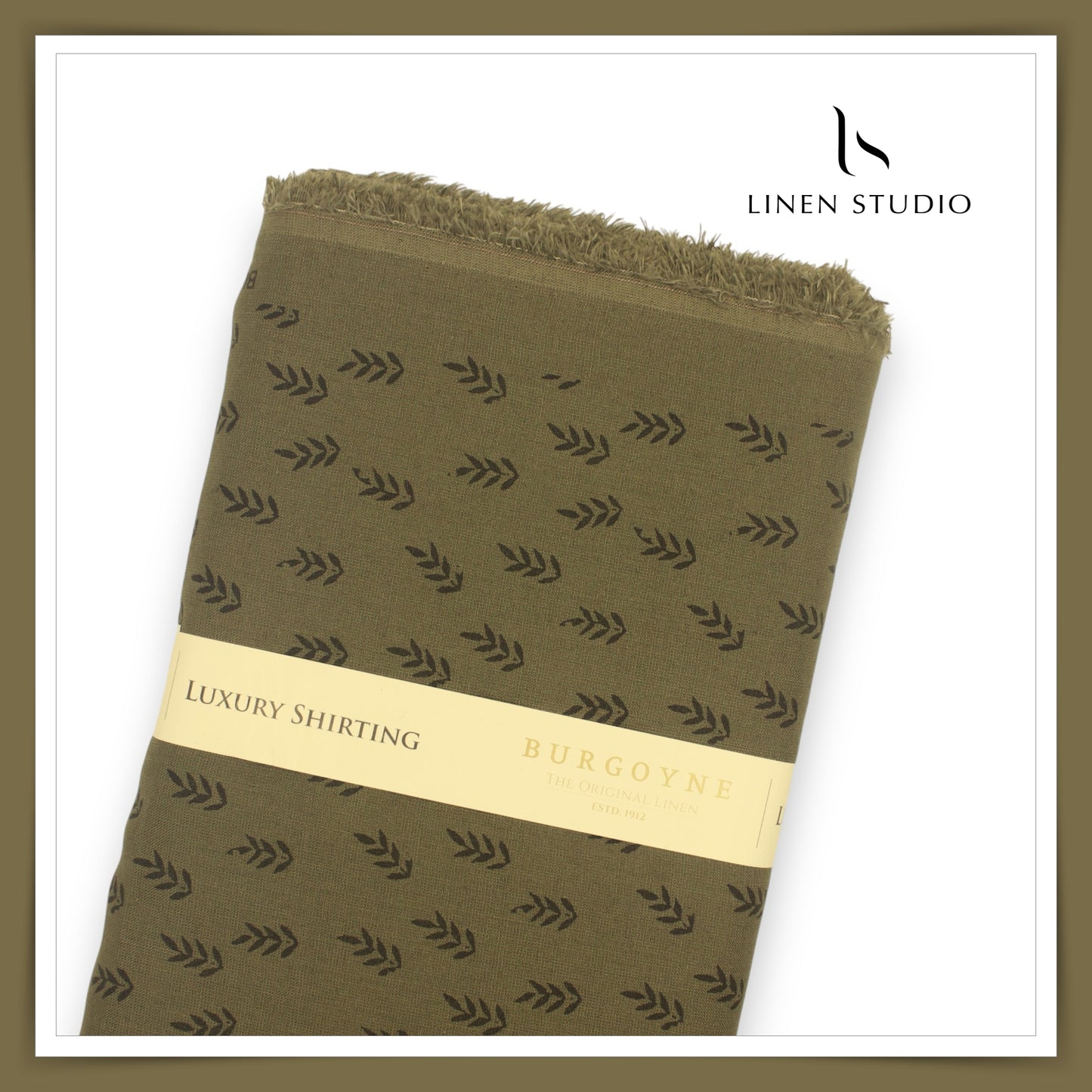 60 Lea Printed Linen Shirting by Burgoyne - Haritapatram