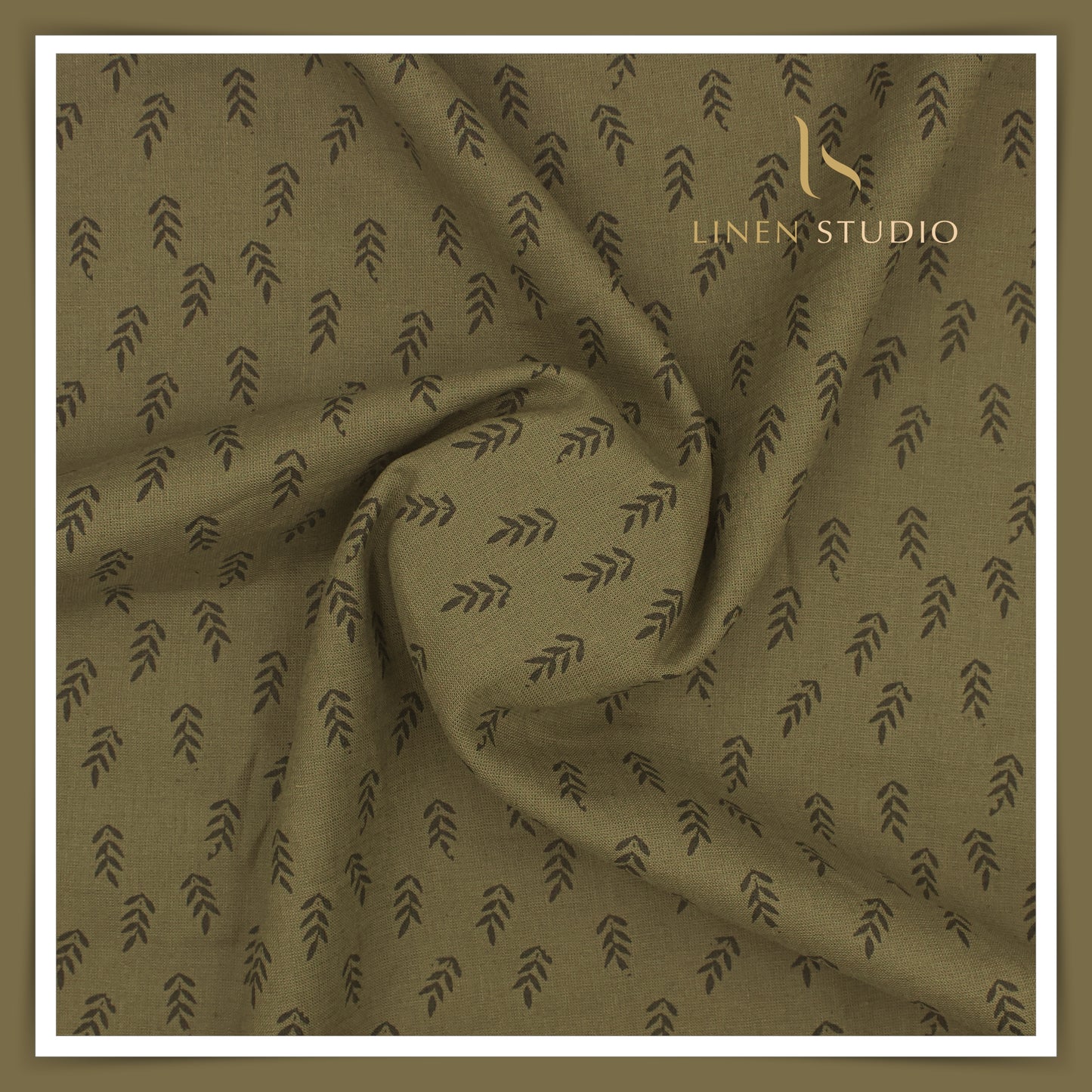 60 Lea Printed Linen Shirting by Burgoyne - Haritapatram