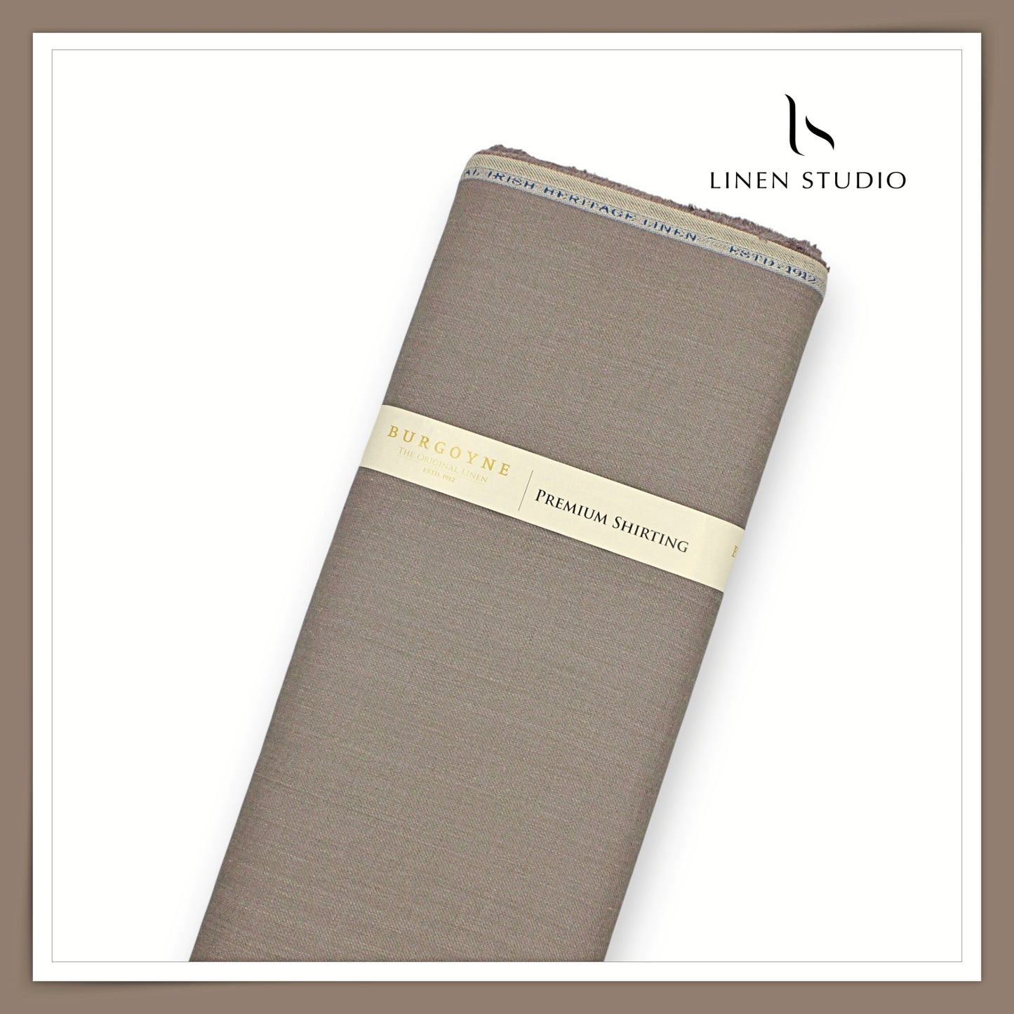 70 Lea Twill Shirting by Burgoyne - Smoky Grey (Fastest Selling) (NEW)