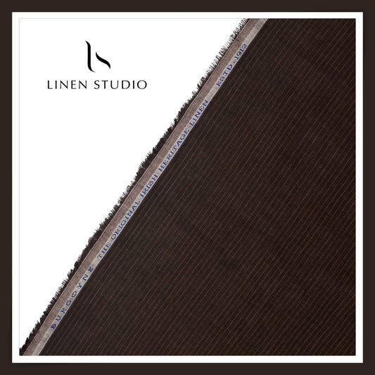 60 Lea Pure Linen Shirting by Burgoyne - 07170/01 (NEW) (Limited Stock)