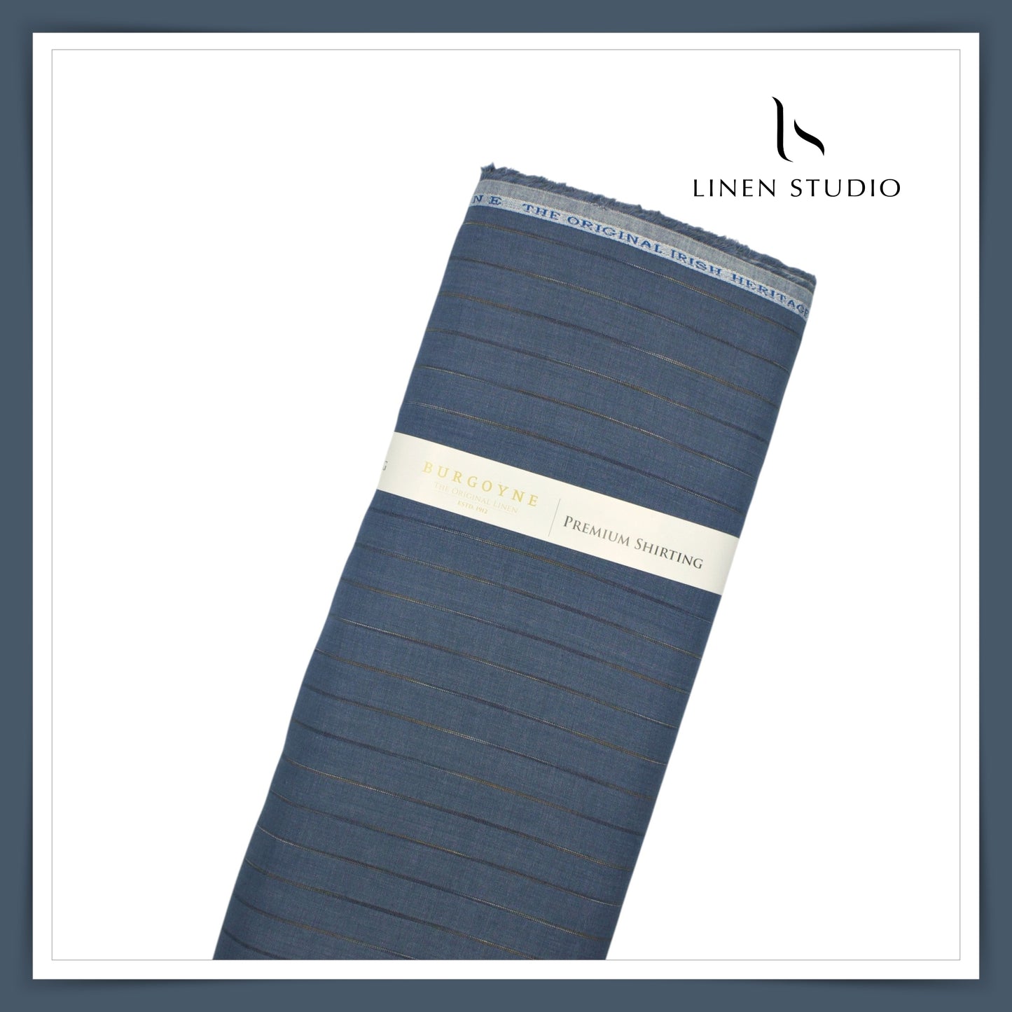 60 Lea Pure Linen Shirting by Burgoyne - 07264/01 (NEW) (Limited Stock)