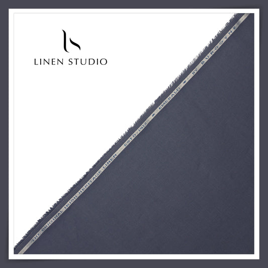 Burgoyne Premium Linen 70 Lea Shirting - Dolphin Grey (NEW)