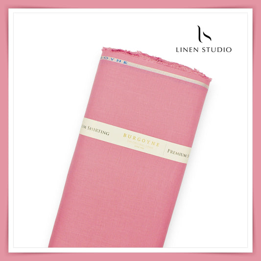 Burgoyne Premium Linen 70 Lea Shirting - Cashmere Rose (NEW)