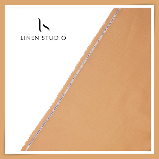 Burgoyne Premium Linen 70 Lea Shirting - Brown Sugar Toast (NEW)