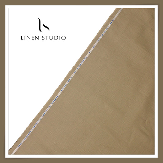 Burgoyne Premium Linen 70 Lea Shirting - Donkey Brown (NEW)