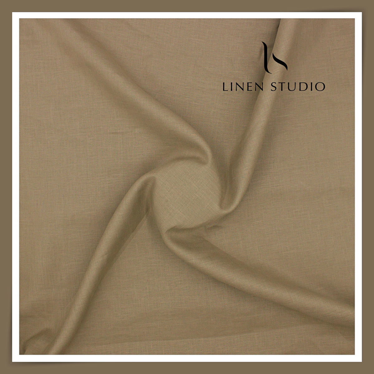 Burgoyne Premium Linen 70 Lea Shirting - Donkey Brown (NEW)