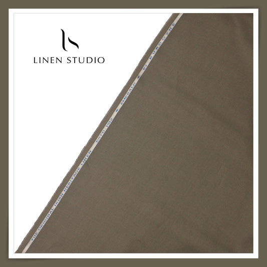 Burgoyne Premium Linen 70 Lea Shirting - Soya Bean (NEW)