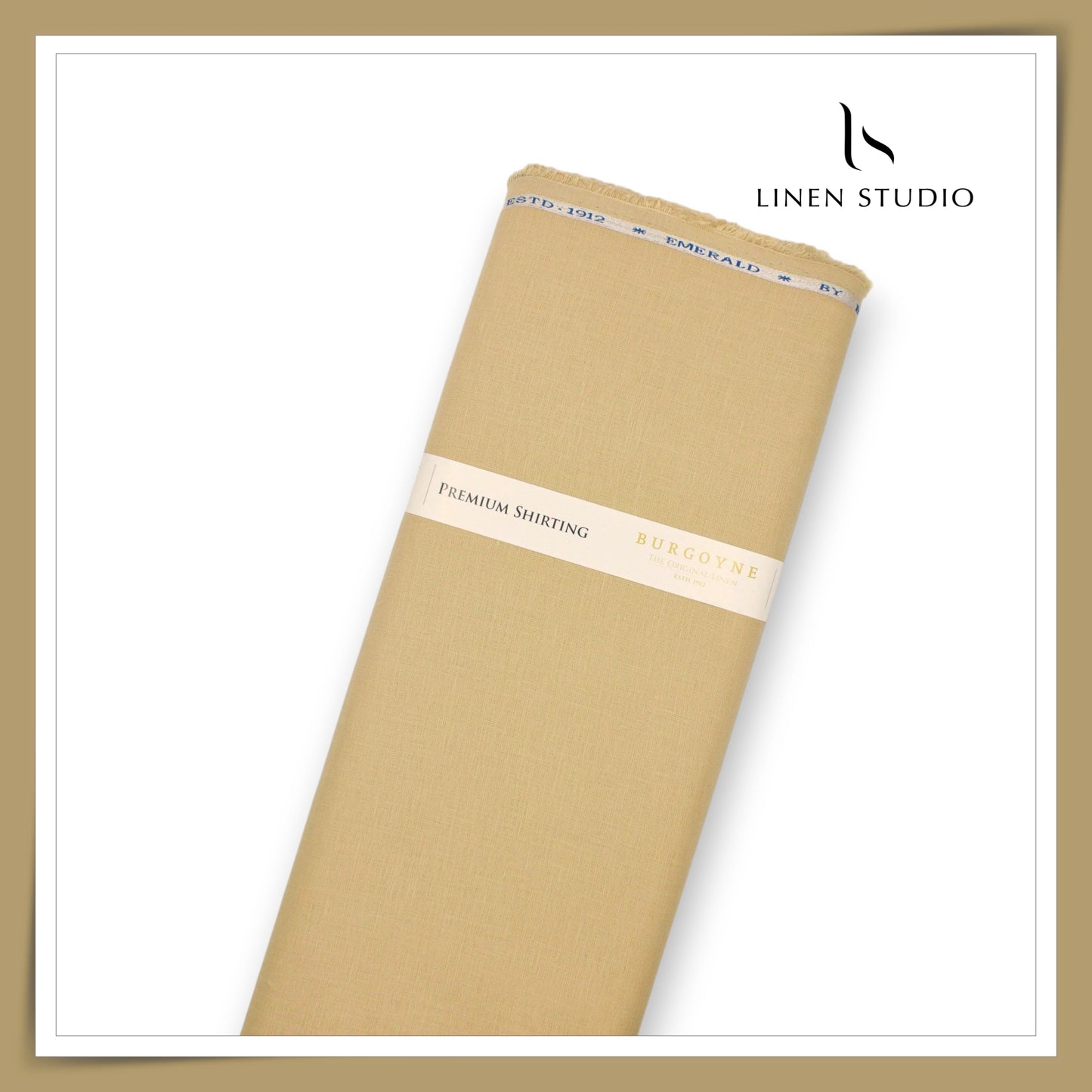 Burgoyne Premium Linen 70 Lea Shirting - Sorrell Brown (NEW)