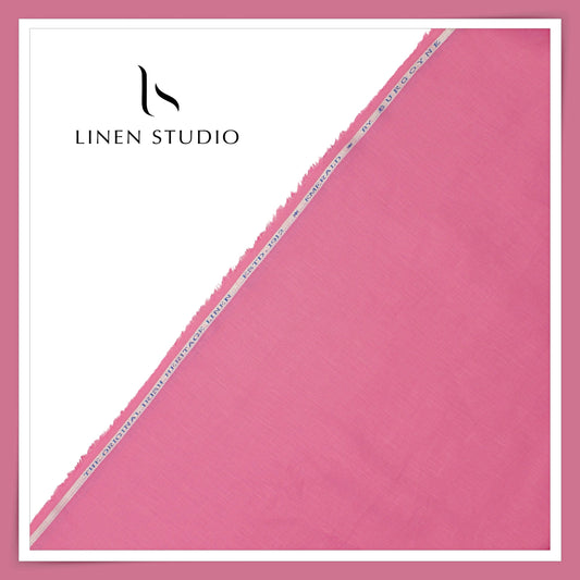 Burgoyne Premium Linen 70 Lea Shirting - Blush Pink (NEW)