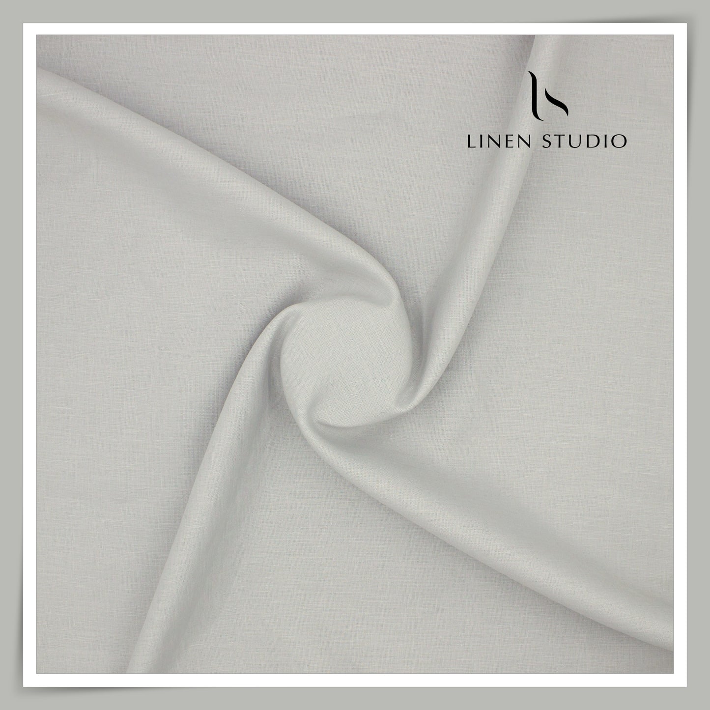Burgoyne Premium Linen 70 Lea Shirting - Silver Grey (NEW)