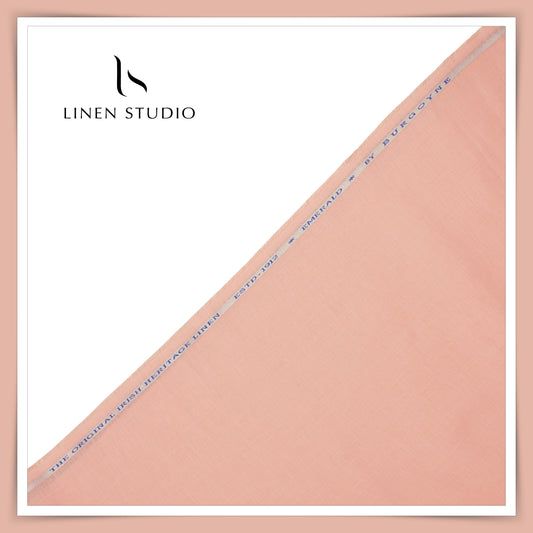 Burgoyne Premium Linen 70 Lea Shirting - Cashmere Rose (NEW)