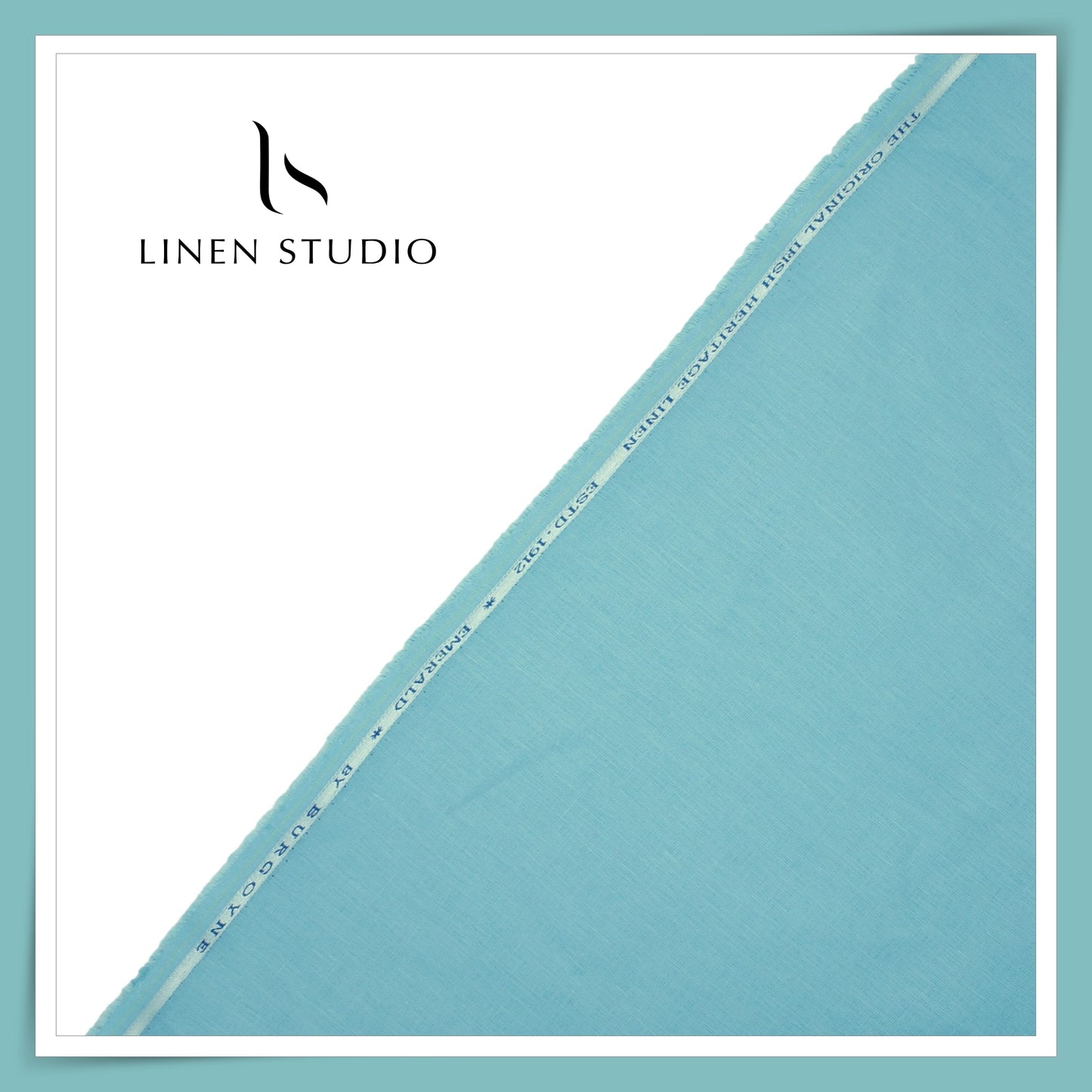 Burgoyne Premium Linen 70 Lea Shirting - Summer Blue (NEW)