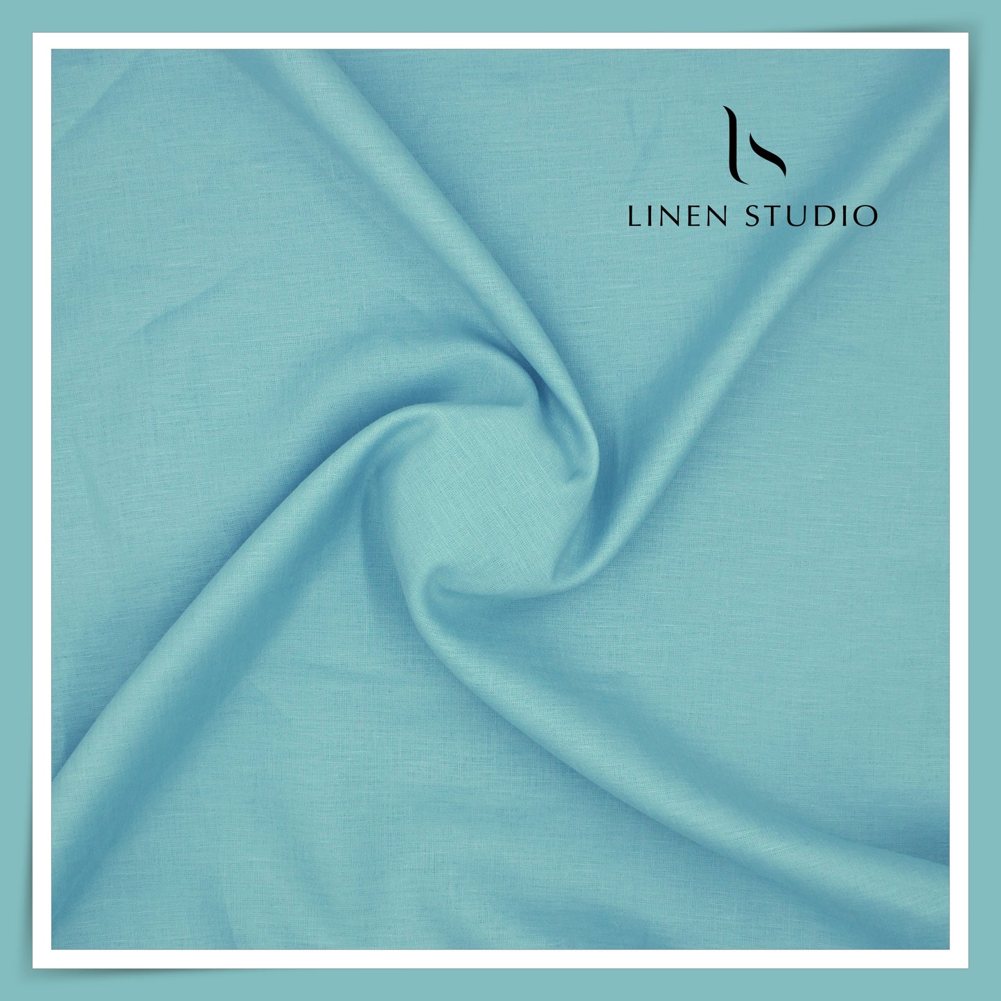 Burgoyne Premium Linen 70 Lea Shirting - Summer Blue (NEW)