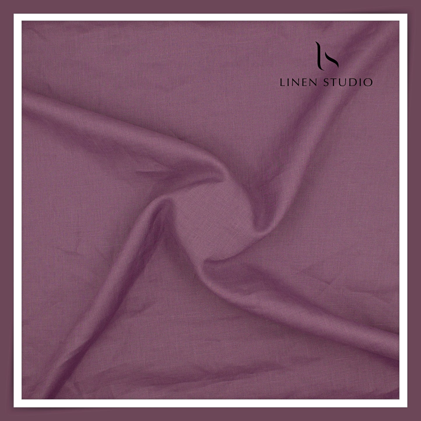Burgoyne Premium Linen 70 Lea Shirting - Dirty Purple (NEW)