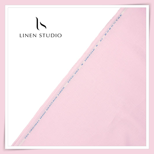 Burgoyne Premium Linen 70 Lea Shirting - Cosmo Pink (NEW)