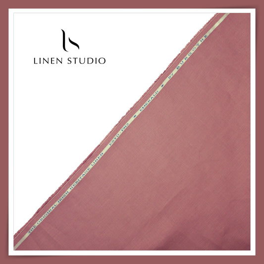 Burgoyne Premium Linen 70 Lea Shirting - Turkish Rose (NEW)