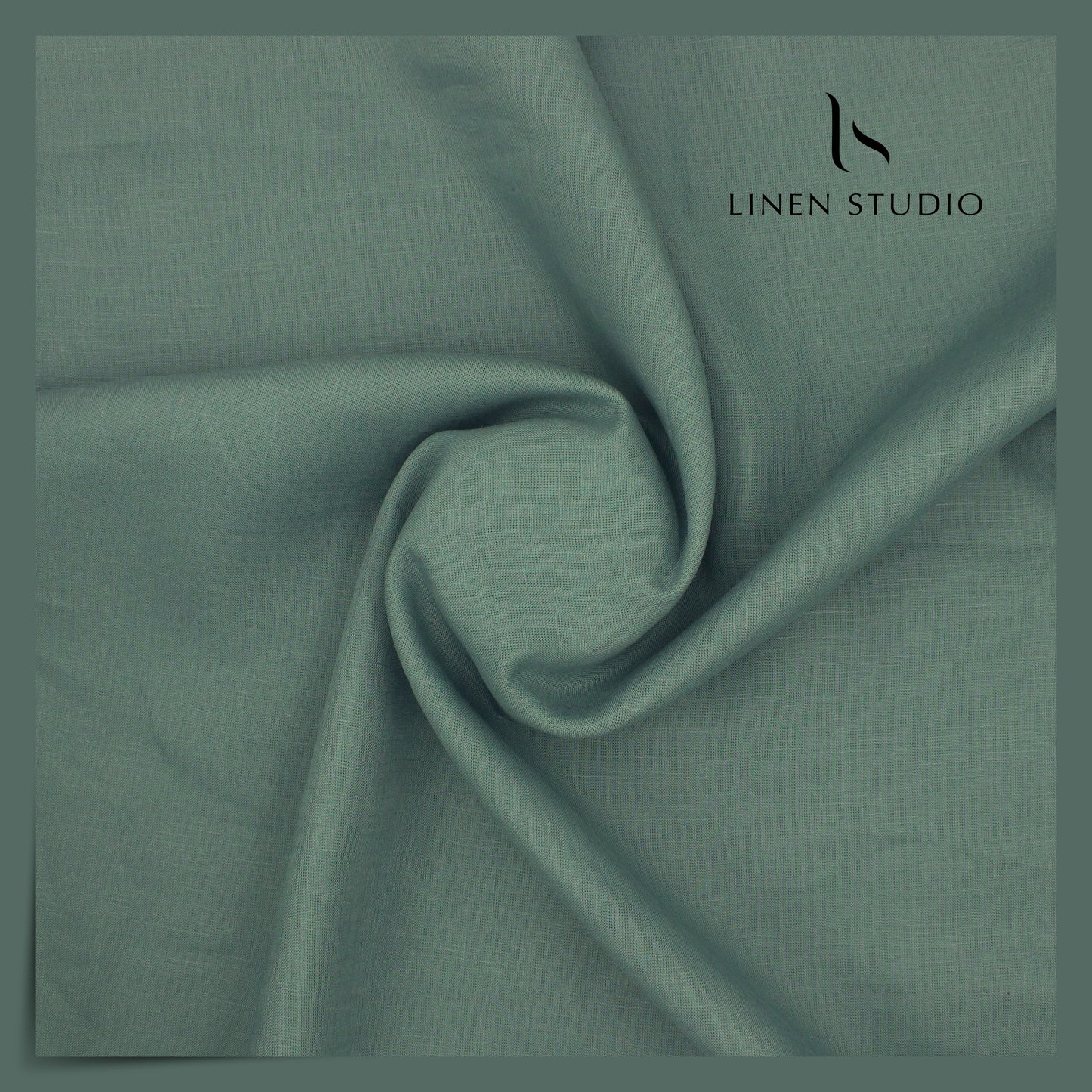 Burgoyne Premium Linen 70 Lea - Myrtle Green
