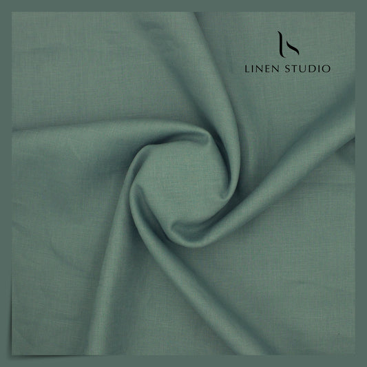 Burgoyne Premium Linen 70 Lea - Myrtle Green