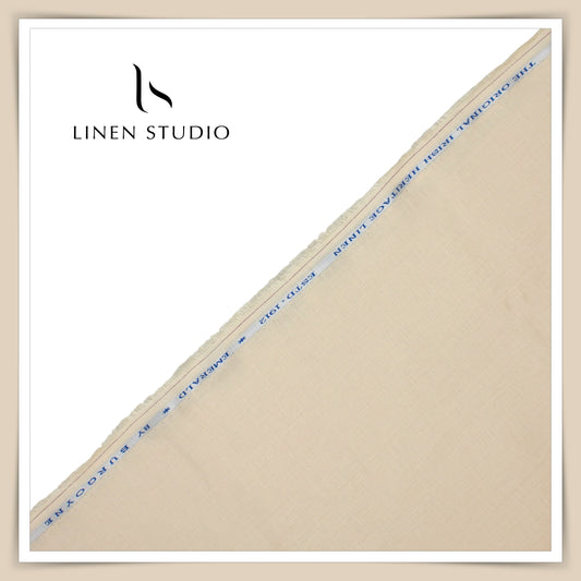 Burgoyne Premium Linen 70 Lea Shirting - Spanish Vanilla (NEW)