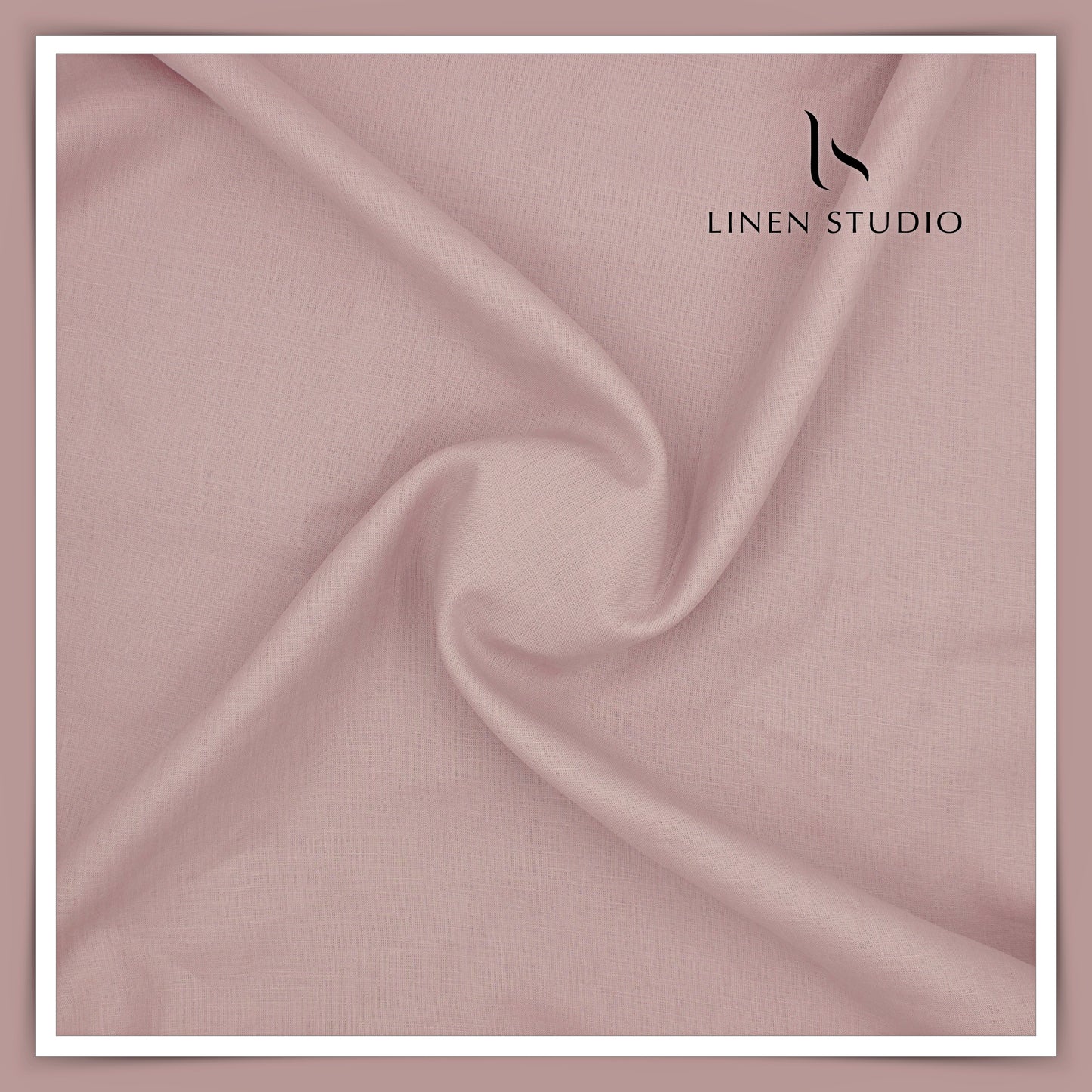 Burgoyne Premium Linen 70 Lea Shirting - Pink Martini (NEW)