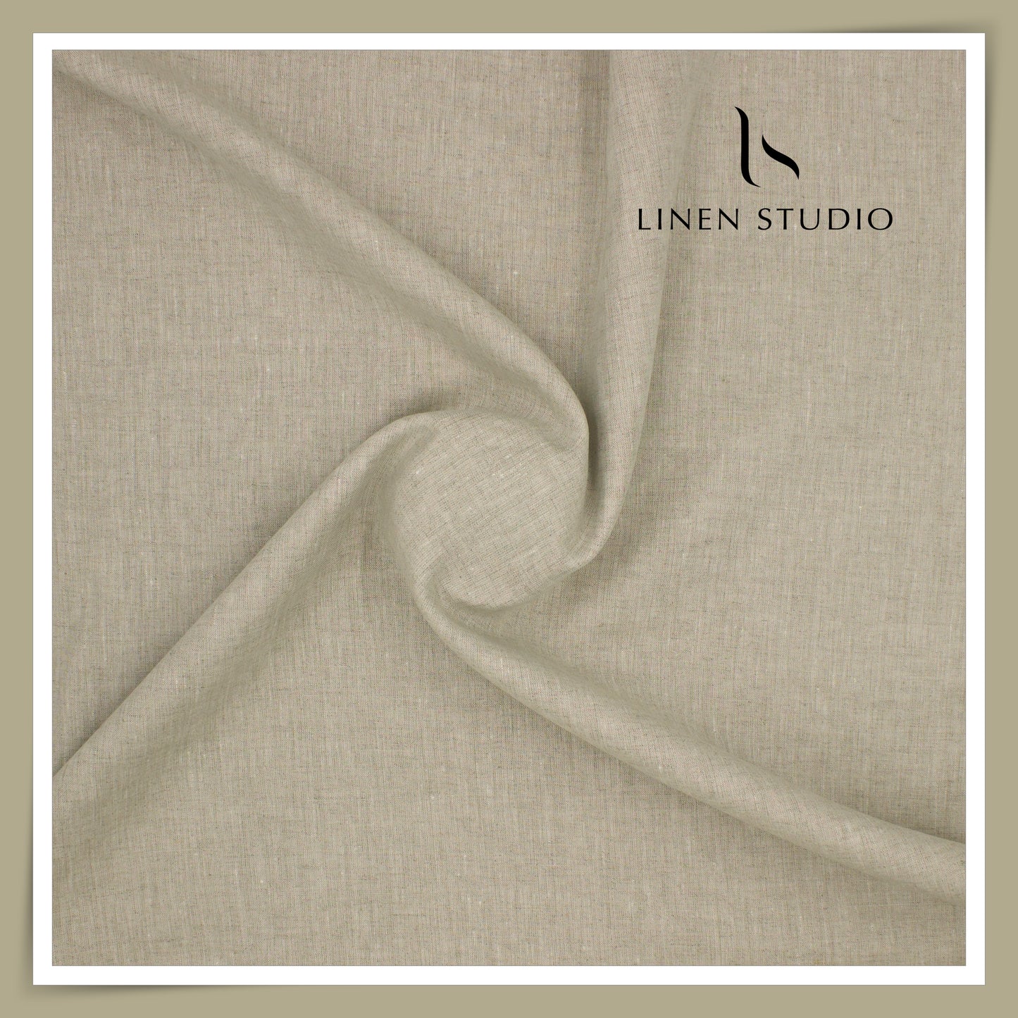 Burgoyne Premium Linen 70 Lea Shirting - Oatmeal (NEW)