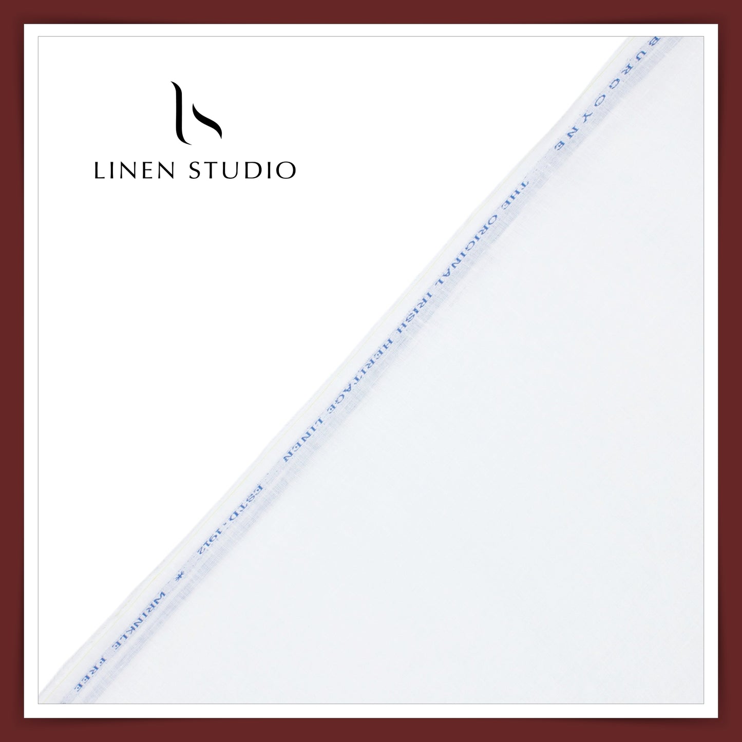 Wrinkle Free 60 Lea Shirting by Burgoyne - Bright White (New Arrival)