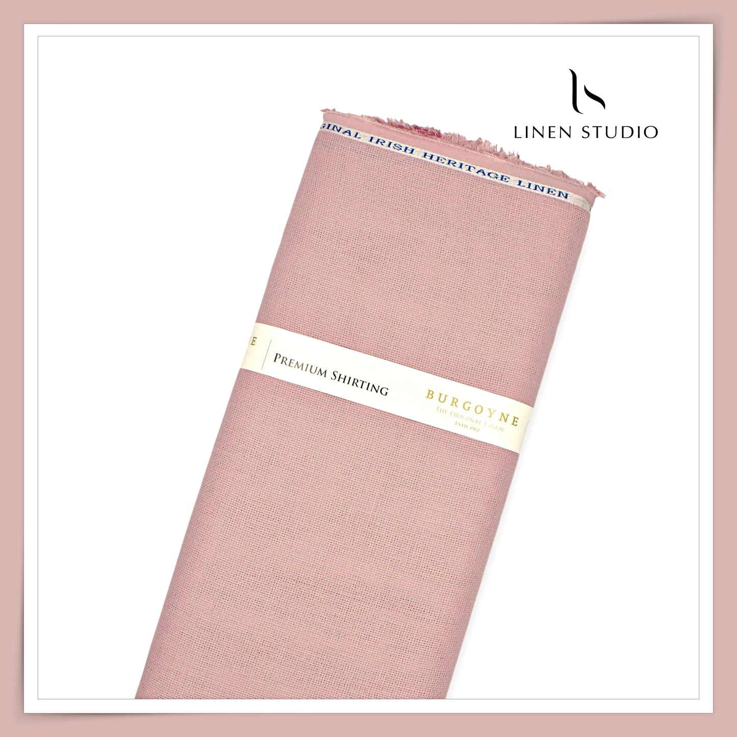 Burgoyne 70 Lea Netted Premium Shirting - Light Mauve (NEW)