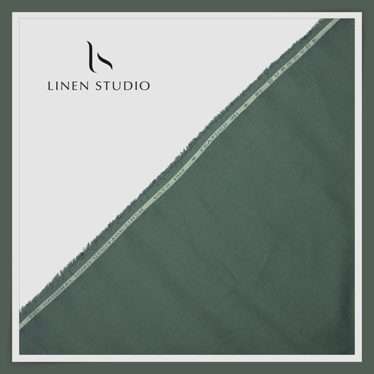 Burgoyne 70 Lea Netted Premium Shirting - Mineral Green (NEW)