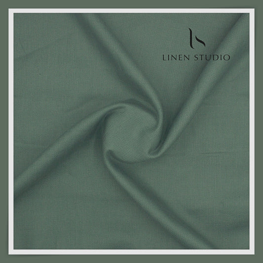 Burgoyne 70 Lea Netted Premium Shirting - Mineral Green (NEW)