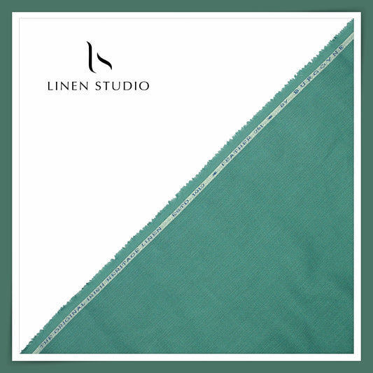 Burgoyne 70 Lea Netted Premium Shirting - Teal Green (NEW)