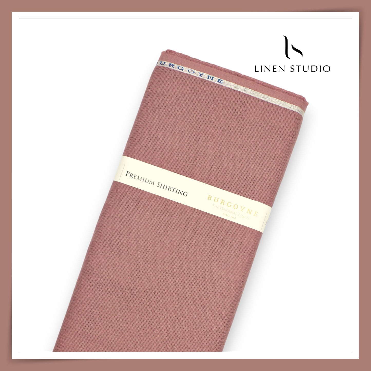 Burgoyne 70 Lea Netted Premium Shirting - Copper Rose (NEW)