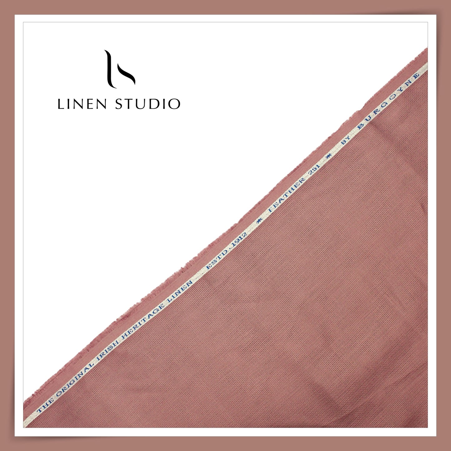 Burgoyne 70 Lea Netted Premium Shirting - Copper Rose (NEW)