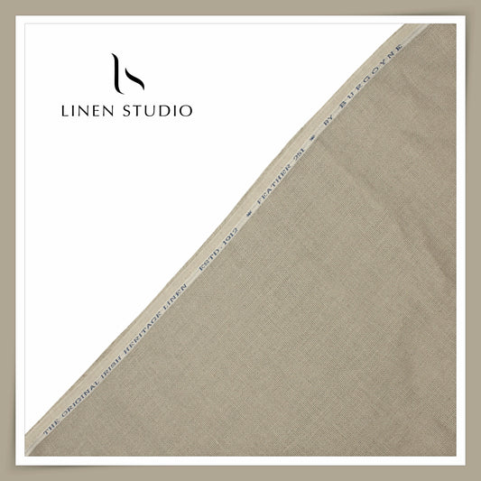 Burgoyne 70 Lea Netted Premium Shirting - Natural Cement (NEW)