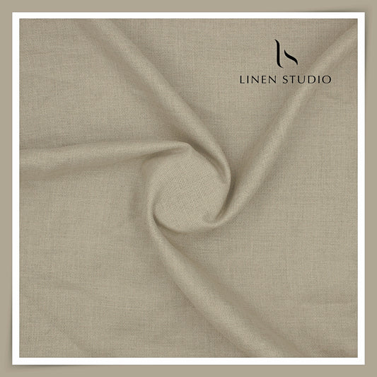 Burgoyne 70 Lea Netted Premium Shirting - Natural Cement (NEW)