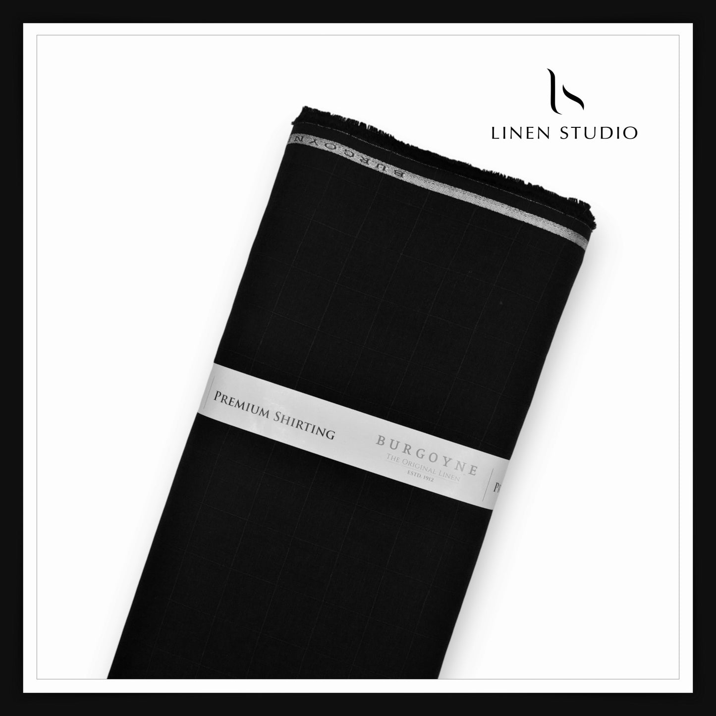 70 Lea Self Checks by Burgoyne - Jet Black