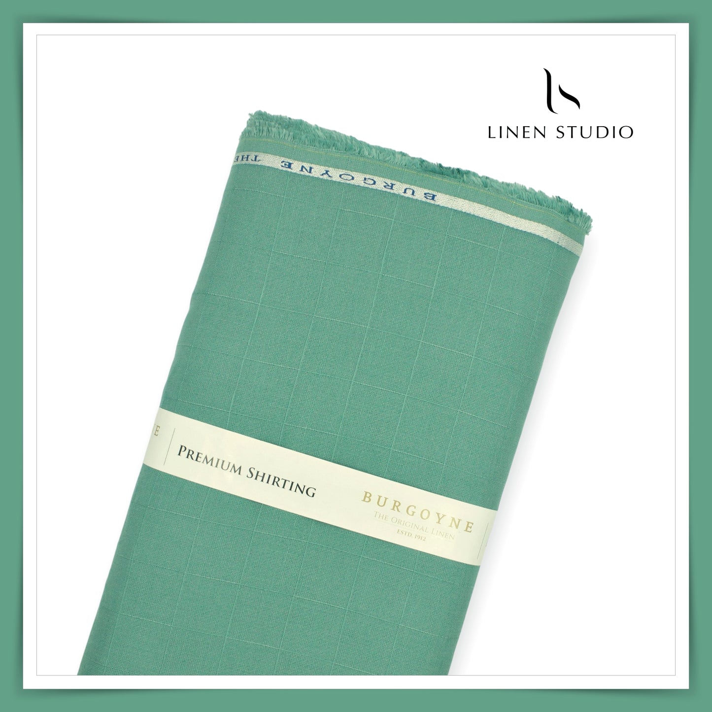 70 Lea Self Checks by Burgoyne - Greenish Teal