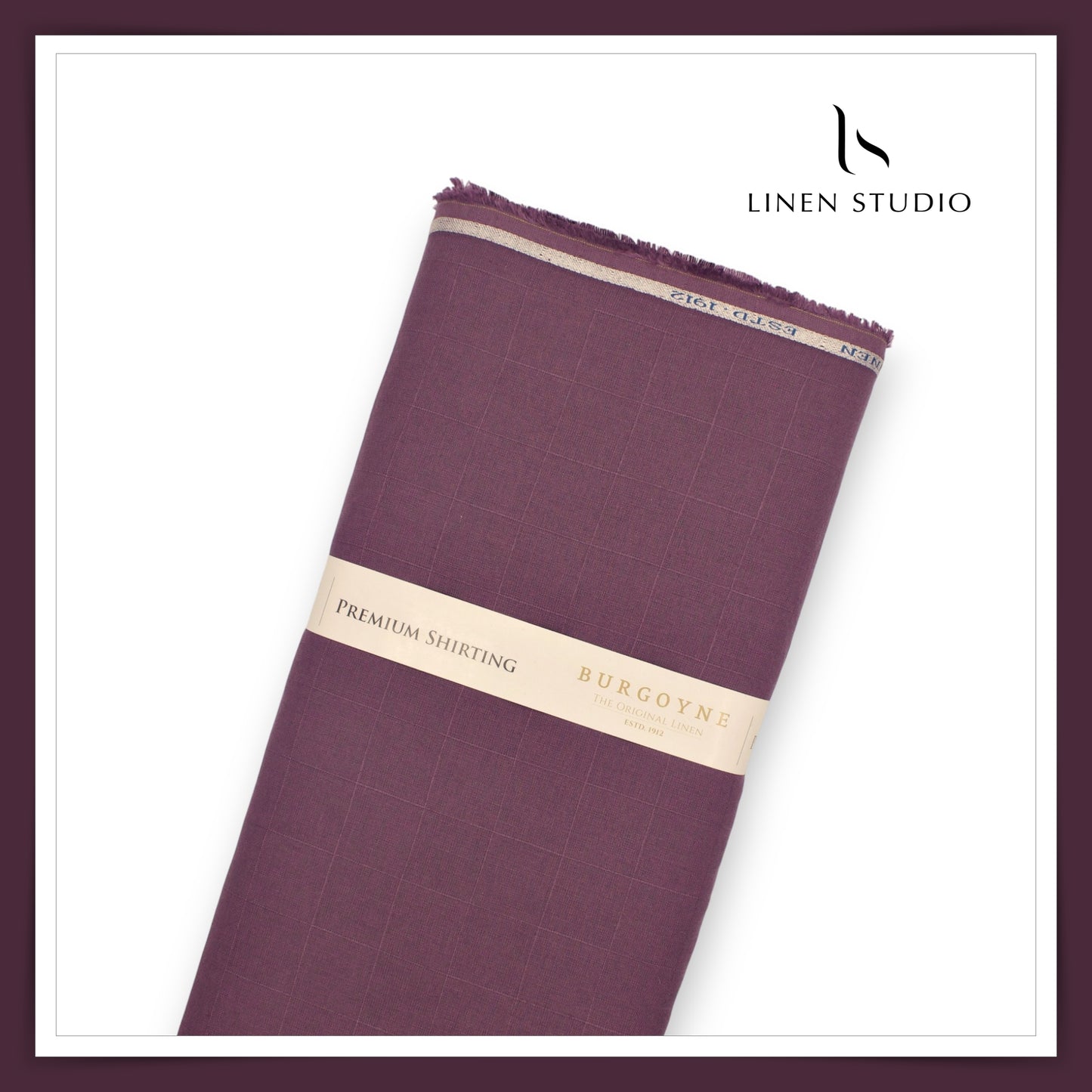 70 Lea Self Checks by Burgoyne - Dark Mauve