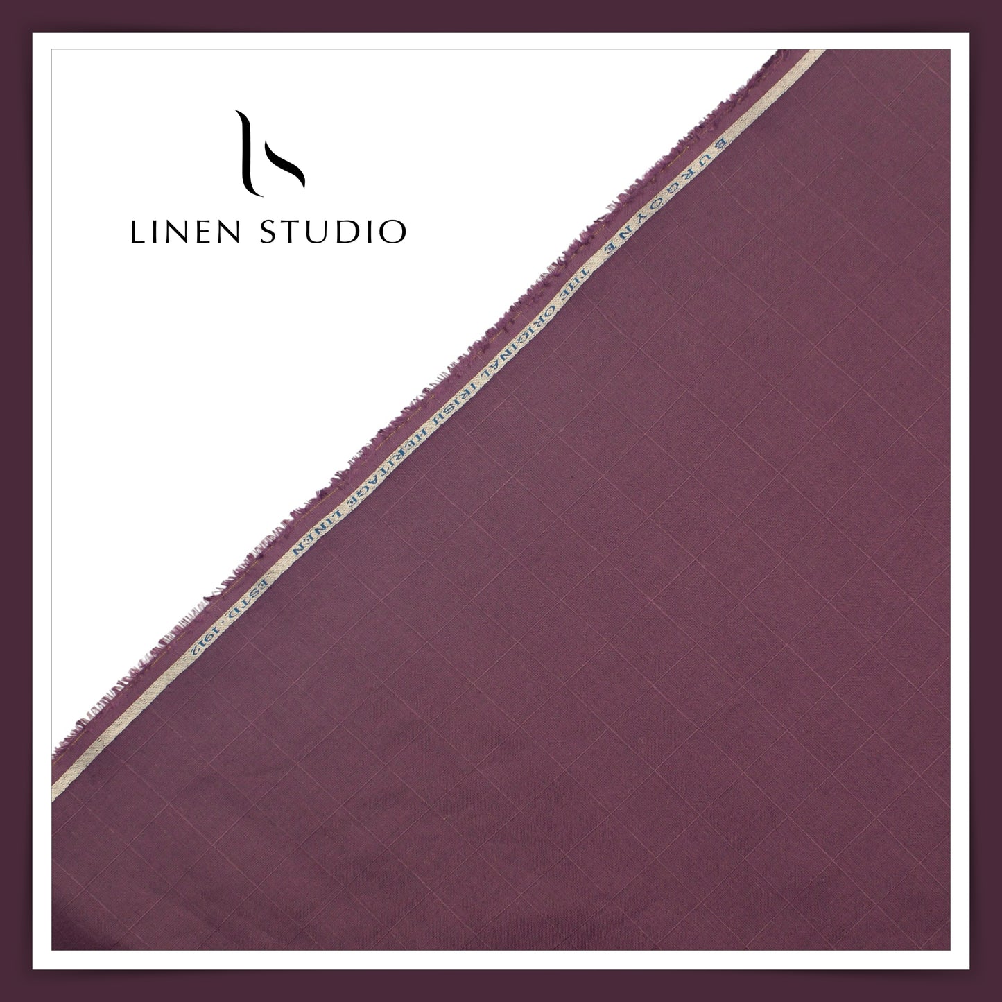 70 Lea Self Checks by Burgoyne - Dark Mauve
