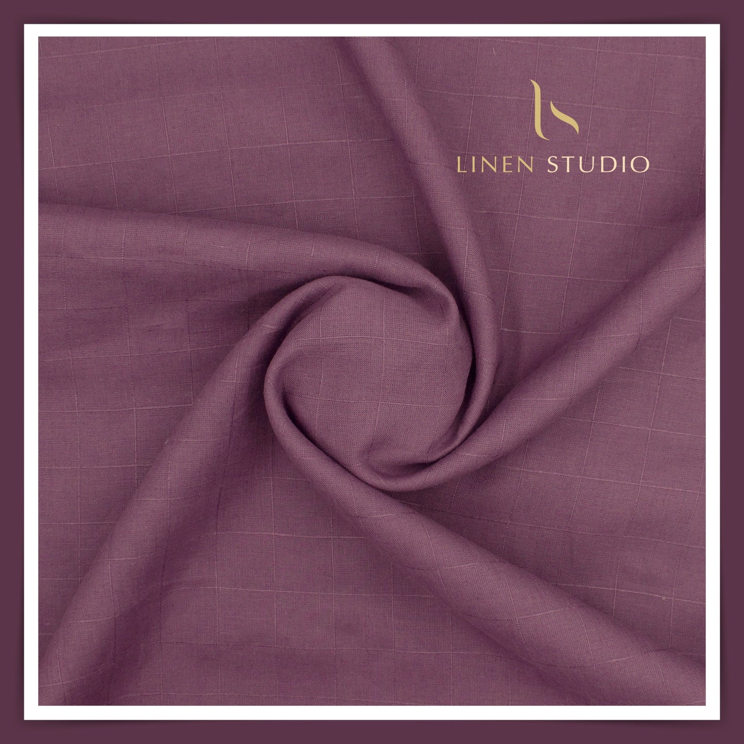 70 Lea Self Checks by Burgoyne - Dark Mauve
