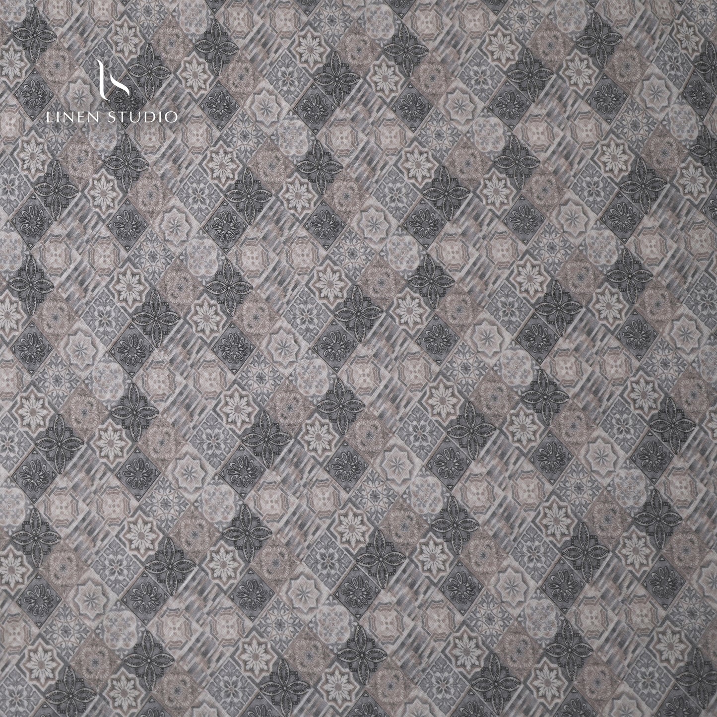 Burgoyne Linen 95% Cotton 5% - Digital Printed - Linen Studio