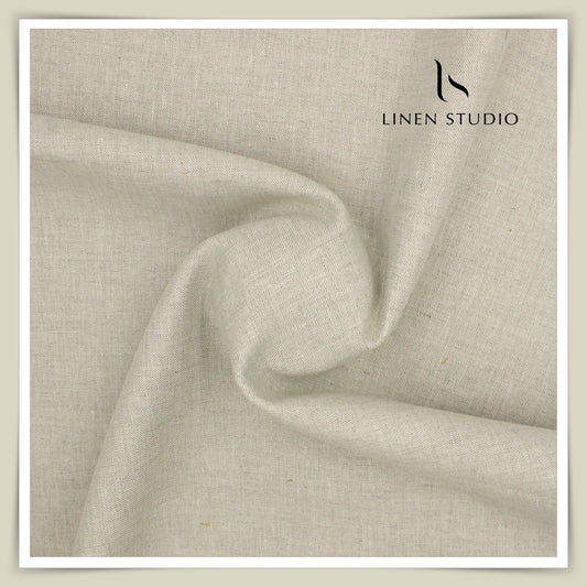 Burgoyne Pure Linen Premium Suiting - Light Oatmeal (Summer Collection)