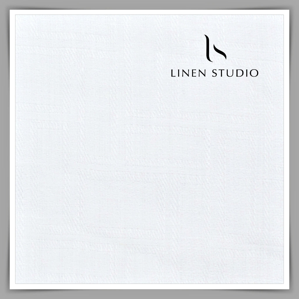 70 Lea Exclusive Jacquard Dobby Design by Burgoyne - White Box (zoom in) (NEW)
