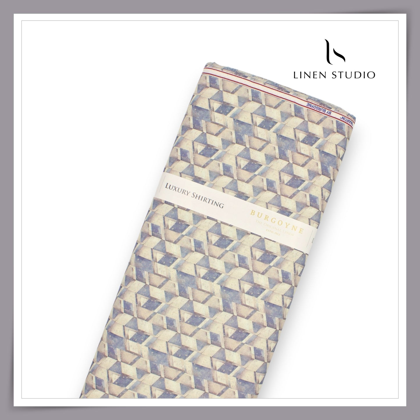 Burgoyne Linen 90% Cotton 10% Digital Printed - Pastel Abstract (NEW)