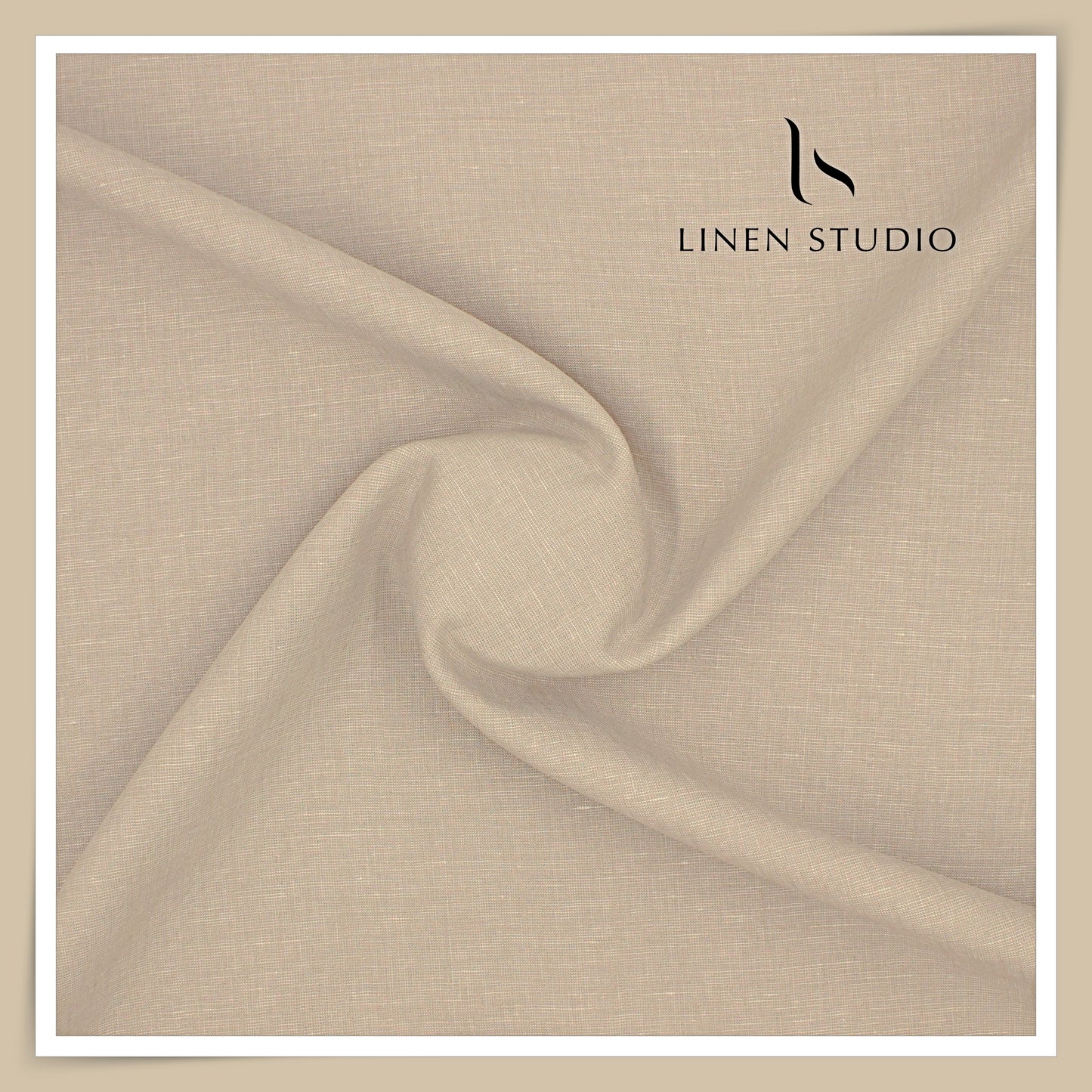 Burgoyne Pure Linen 40 Lea Textured Suiting - Coral Biscuit (NEW)