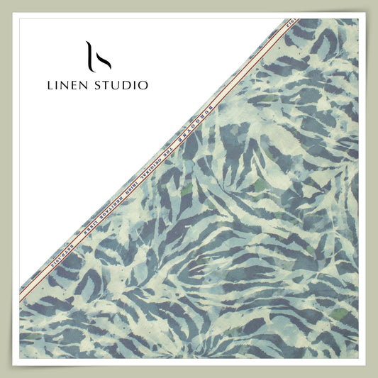 Burgoyne 70 Lea Premium Linen Digital Printed Shirting - Abstract (NEW)