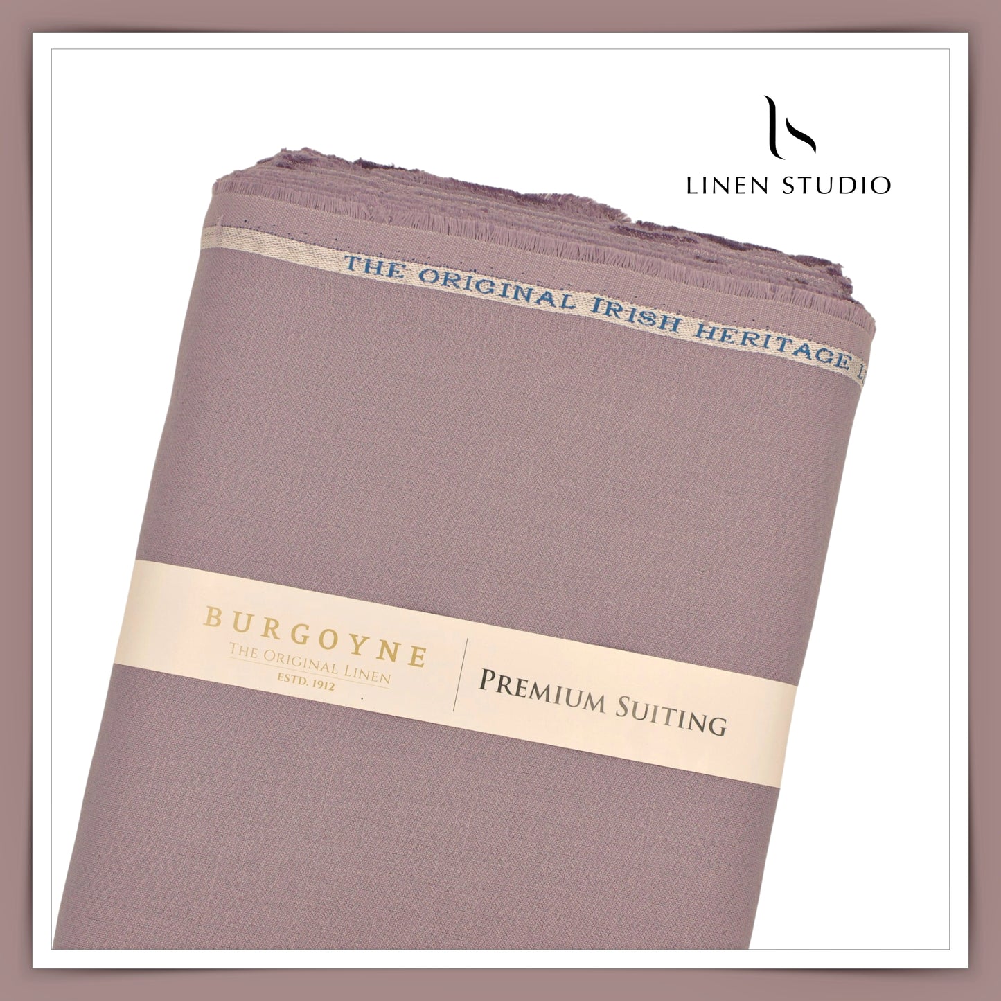 40 Lea Premium Linen Suiting by Burgoyne - Purple Opium (Summer Collection) (NEW)