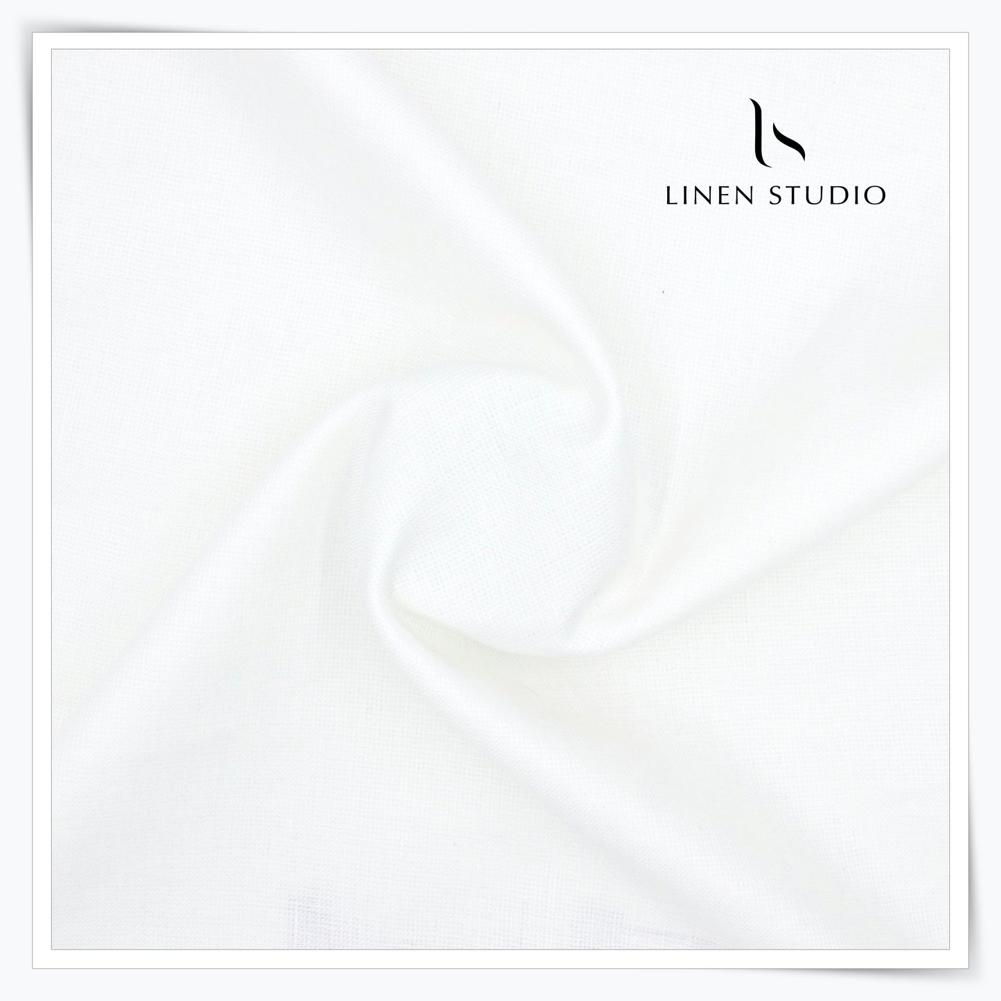 70 Lea Close Netted Shirting by Burgoyne - Bright White (zoom in)