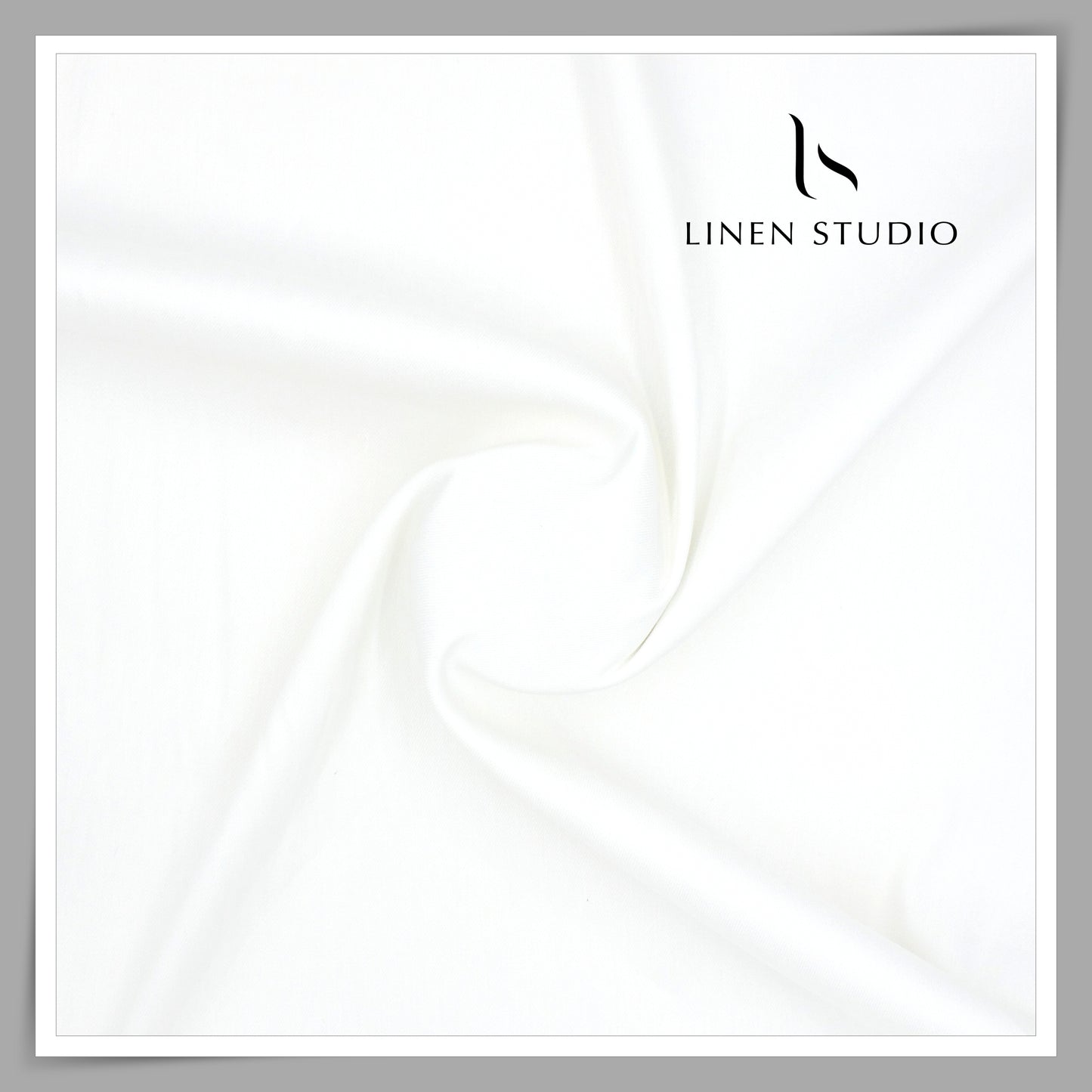 Burgoyne Linen Cotton Stretchable Suiting - Bright White (NEW)
