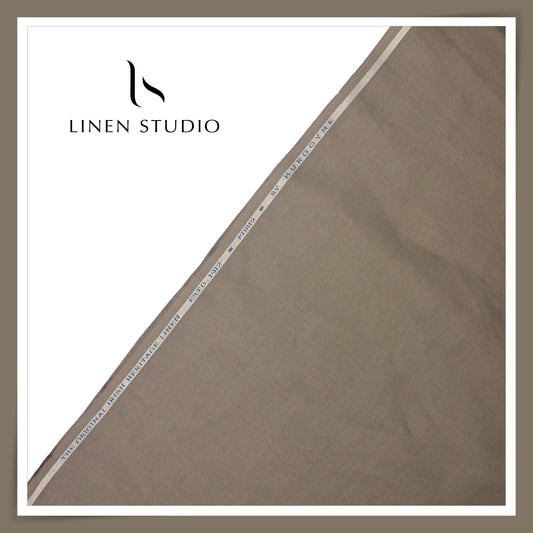 Burgoyne Pure Linen Premium 40 Lea Suiting - Fossil (NEW)
