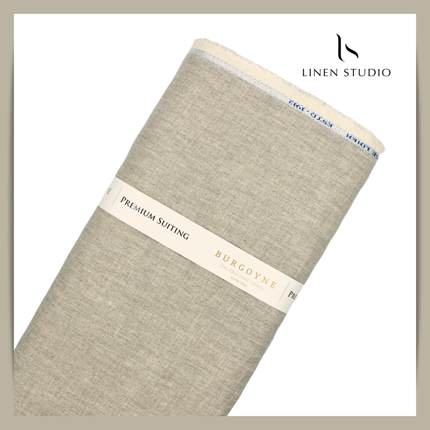 Burgoyne Premium Linen Suiting - Oatmeal (Summer Collection)